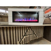 Kominek elektryczny Royal 42 z obudową Denver biały