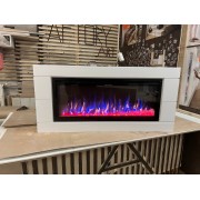 Kominek elektryczny Royal 42 z obudową Denver biały