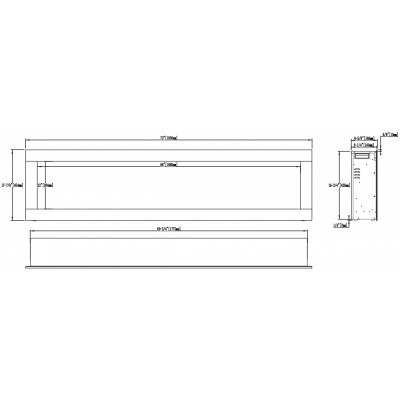 Kominek elektryczny Aflamo Diamond 183 (183x45x17 см) Kominek elektryczny Aflamo Diamond 183 (183x45x17 см)
