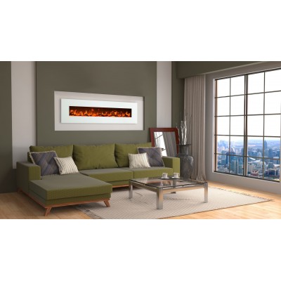 Kominek elektryczny Aflamo Albion 33 biały (84x45x14 см) Kominek elektryczny Aflamo Albion 33 biały (84x45x14 см)