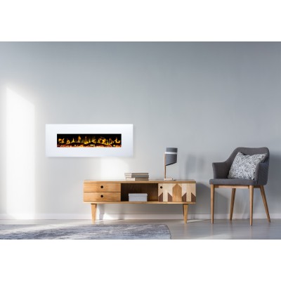 Kominek elektryczny Aflamo Albion 33 biały (84x45x14 см) Kominek elektryczny Aflamo Albion 33 biały (84x45x14 см)