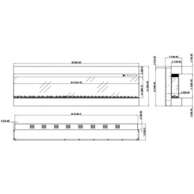 Kominek elektryczny Aflamo Imperial 60 (152x49x20 см) Kominek elektryczny Aflamo Imperial 60 (152x49x20 см)