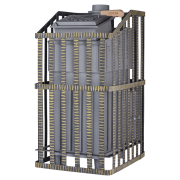 Piec żeliwny do sauny Burza z piorunami 18 (M) Huragan