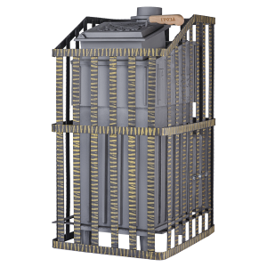 Piec żeliwny do sauny Burza z piorunami 18 (M) Huragan