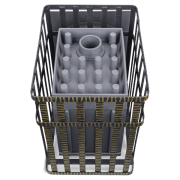 Piec żeliwny do sauny Groza 24 (P) 2 w ruszcie