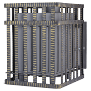 Piec żeliwny do sauny Groza 18 (P) 2 w ruszcie