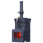 Piec żeliwny do sauny AVANGARD ZK 40 (P2) Huragan w siatce Tulip