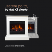 Kominek elektryczny Aflamo Vigo beton