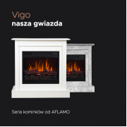 Kominek elektryczny Aflamo Vigo beton