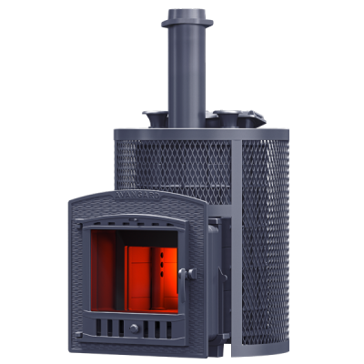 Żeliwny piec do sauny AVANGARD ZK 25 (P2) Huragan w okrągłym ruszcie Żeliwny piec do sauny AVANGARD ZK 25 (P2) Huragan w okrągłym ruszcie