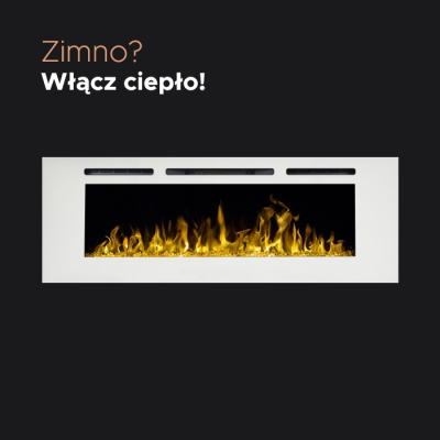 Kominek elektryczny Aflamo Majestic 26 biały (66x42x12 см) Kominek elektryczny Aflamo Majestic 26 biały (66x42x12 см)