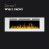 Kominek elektryczny Aflamo Majestic 26 biały (66x42x12 см) Kominek elektryczny Aflamo Majestic 26 biały (66x42x12 см)