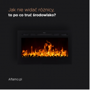 Kominek elektryczny Aflamo Majestic 39 (77x63x14 см)