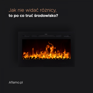 Kominek elektryczny Aflamo Majestic 26 (66x42x12 см)