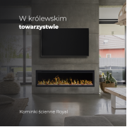 Kominek elektryczny Aflamo Royal 65 (165x43x15 см)