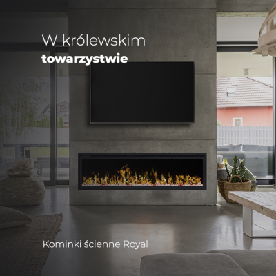 Kominek elektryczny Aflamo Royal 100 (254x43x15 см) Kominek elektryczny Aflamo Royal 100 (254x43x15 см)