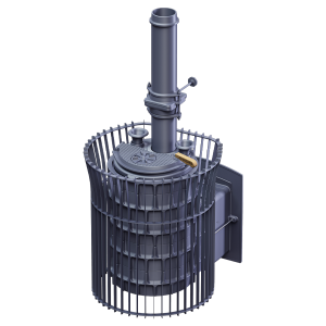 Piec żeliwny do sauny AVANGARD ZK 35 (P2) Hurricane w siatce Tulip