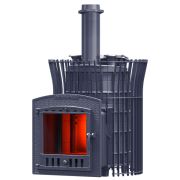 Piec żeliwny do sauny AVANGARD ZK 35 (P2) Hurricane w siatce Tulip