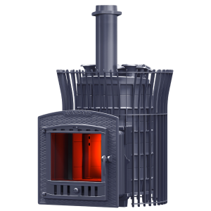 Piec żeliwny do sauny AVANGARD ZK 35 (P2) Hurricane w siatce Tulip