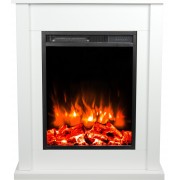 Kominek elektryczny Aflamo Poker Biały