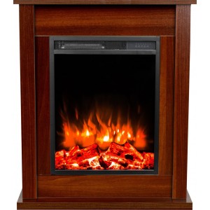 Kominek elektryczny Aflamo Poker Orzech