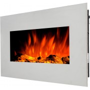 Kominek elektryczny Aflamo Albion 42 srebrny (110x49x14 см)