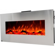 Kominek elektryczny Aflamo Albion 42 srebrny (110x49x14 см)