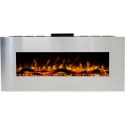 Kominek elektryczny Aflamo Albion 42 srebrny (110x49x14 см)