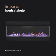 Kominek elektryczny Aflamo Imperial 43 (110x49x20 см)