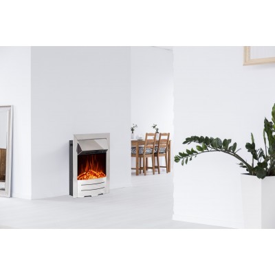 Kominek elektryczny Aflamo Dexter srebrny Kominek elektryczny Aflamo Dexter srebrny