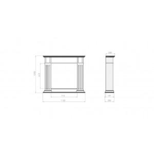 Biokominek Infire INPORTAL 1