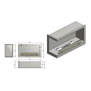 Biokominek Infire INSIDE L800V1