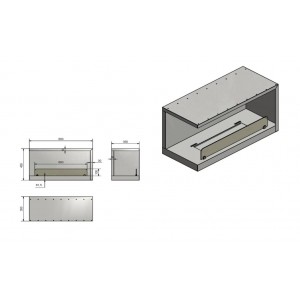 Biokominek Infire INSIDE L800V2