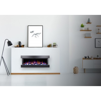 Kominek elektryczny Aflamo Modena czarna Kominek elektryczny Aflamo Modena czarna