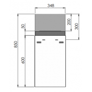 Biokominek Infire INSTATE 850