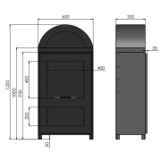 Biokominek Infire INCOZA