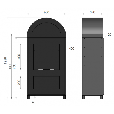 Biokominek Infire INCOZA Biokominek Infire INCOZA