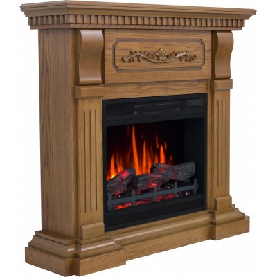  Kominki elektryczne z obudową drewniane